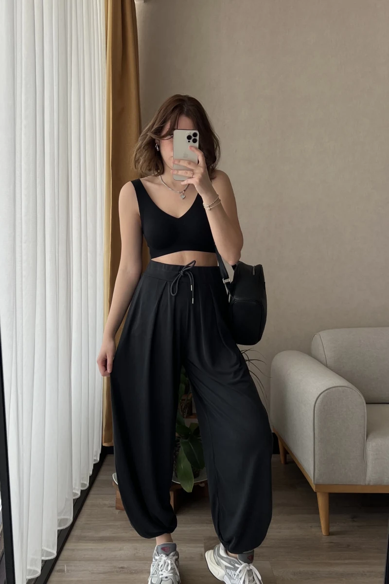 Oys Dökümlü Şalvar Pantolon (ÖN SİPARİŞ)