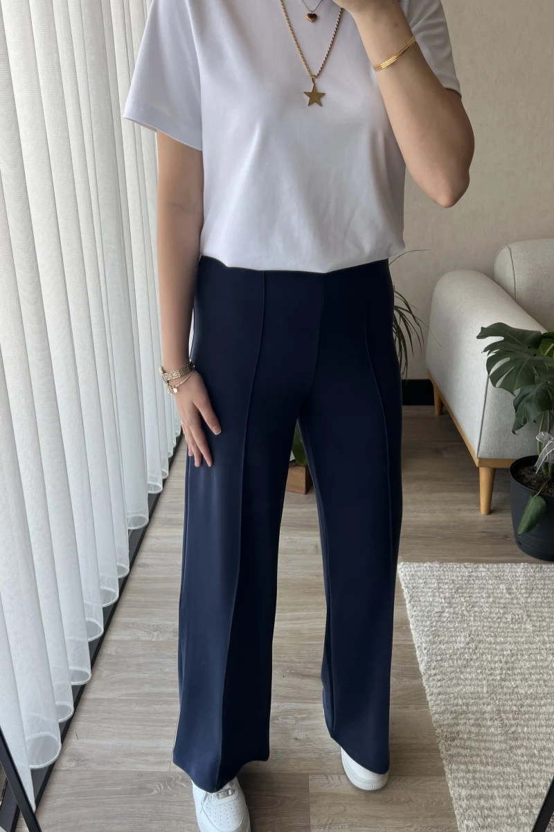 Oys Kumaş Lacivert Pantolon