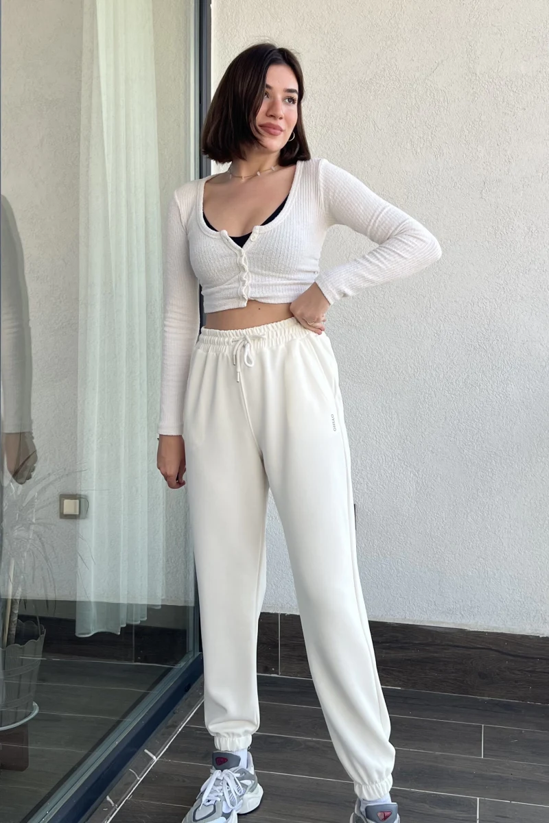 Oys Modal Krem Eşofman Altı