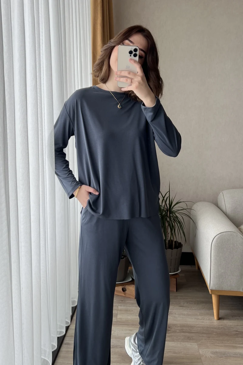 Oys Modal Lacivert Takım