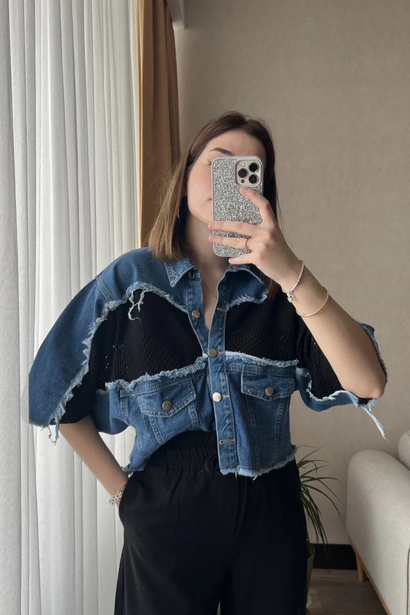 Özel Tasarım Jean Ceket