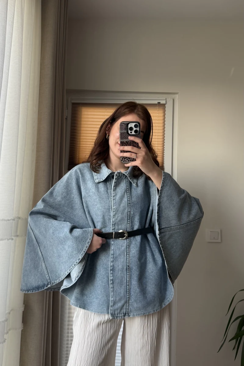 Panço Kot Açık Mavi Kemerli