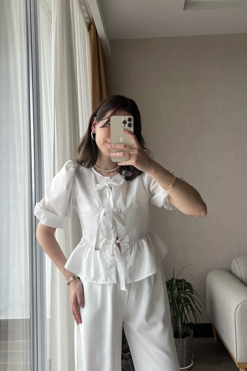 Pinella Beyaz Gömlek