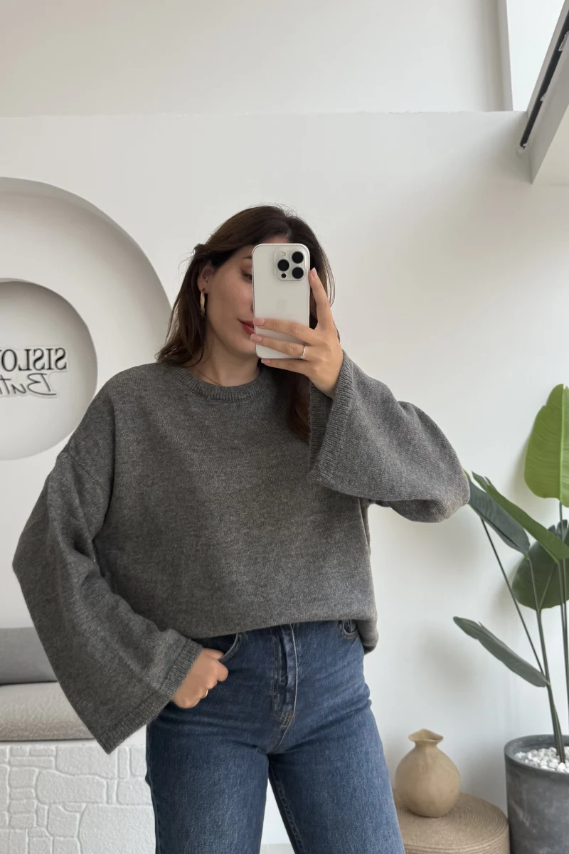 PİNTEREST KAZAK Antrasit