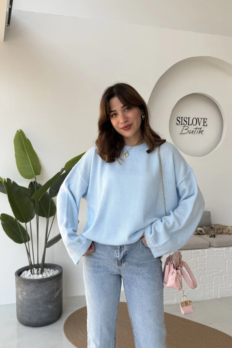 PİNTEREST KAZAK BEBE MAVİSİ