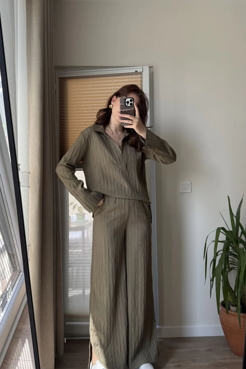 Polo Yaka Takım Haki (6016)