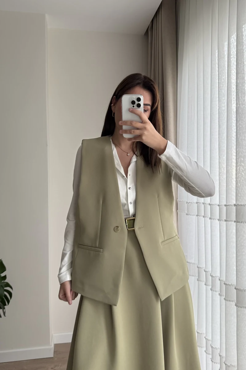 Premium Yelek Yeşil