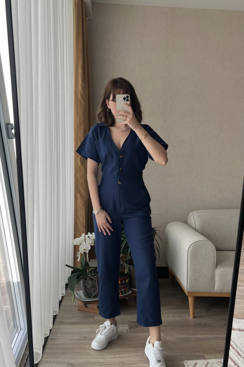 Selis Lacivert Tulum