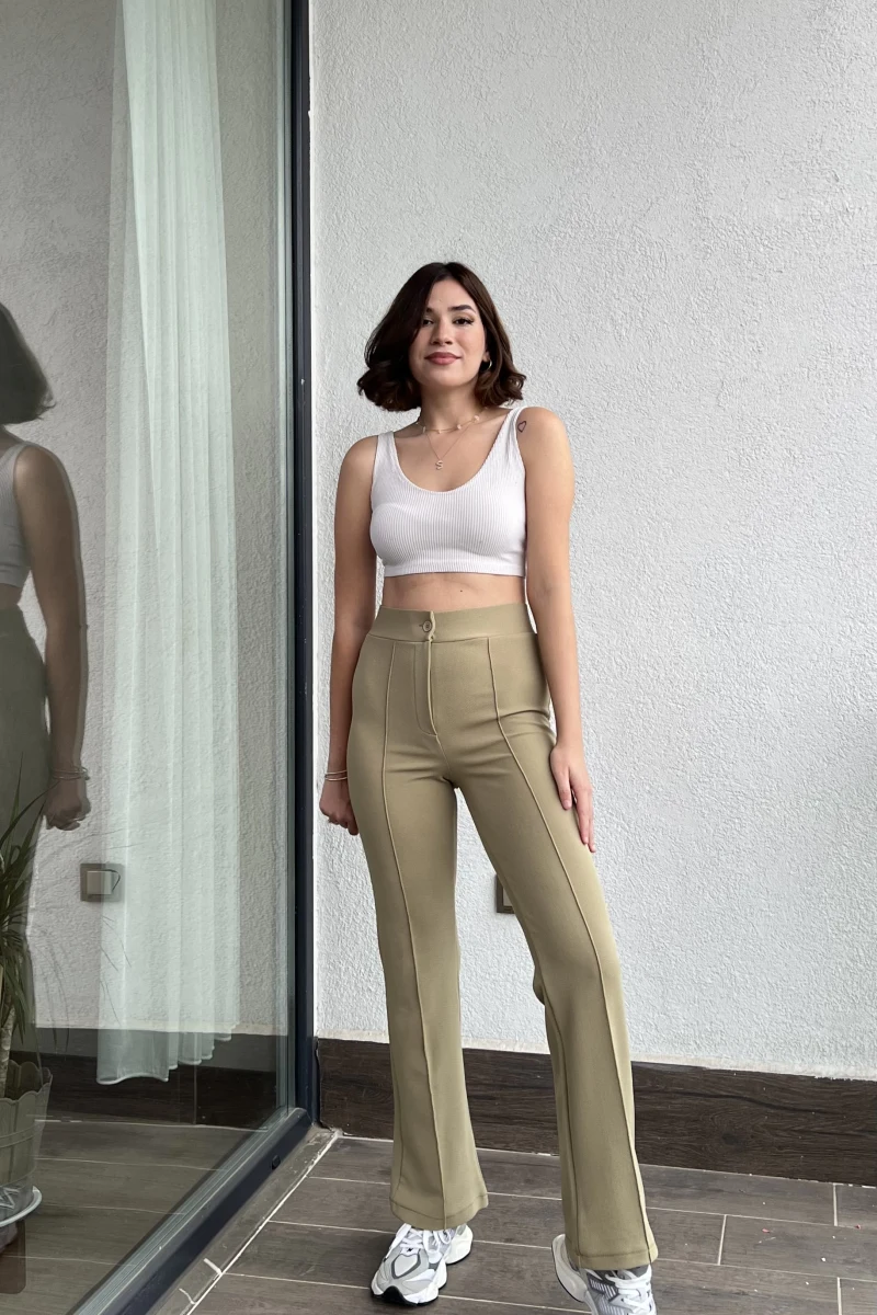 Sispanto Yeşil Ultra Yüksek Bel