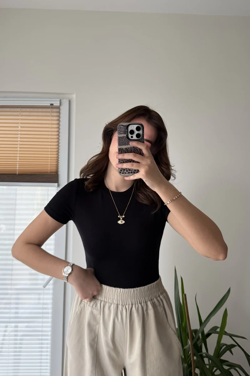 T-Shirt Oys Basic Siyah