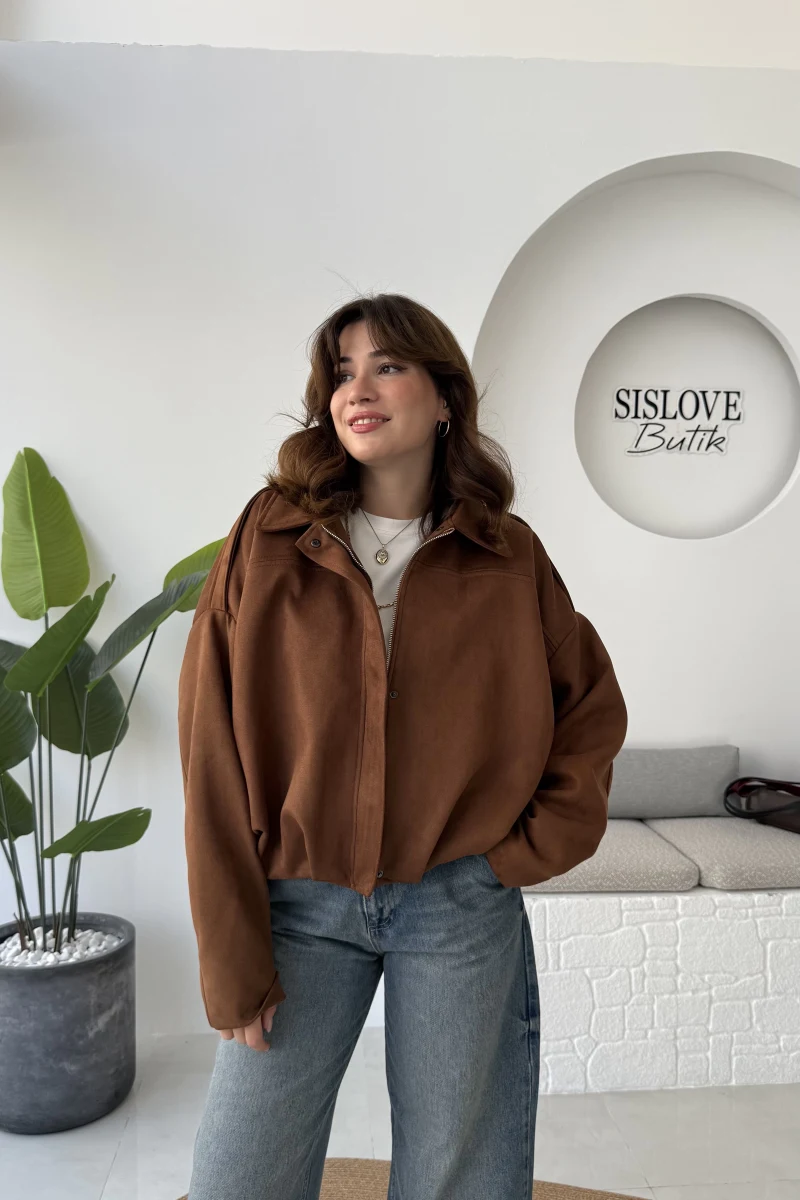 Taba Süet Ceket - Kod: 508230