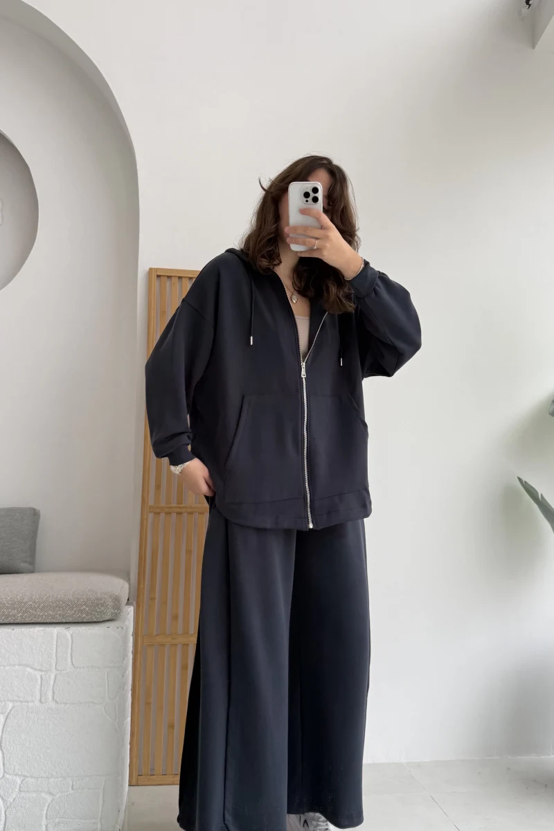 Vera Oys Hırka - Pantolon Takım Lacivert Kod: 7029 - 4032