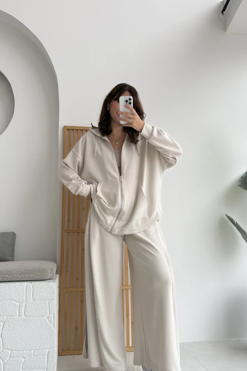 Vera Oys Hırka - Pantolon Takım Taş Kod: 7029 - 4032