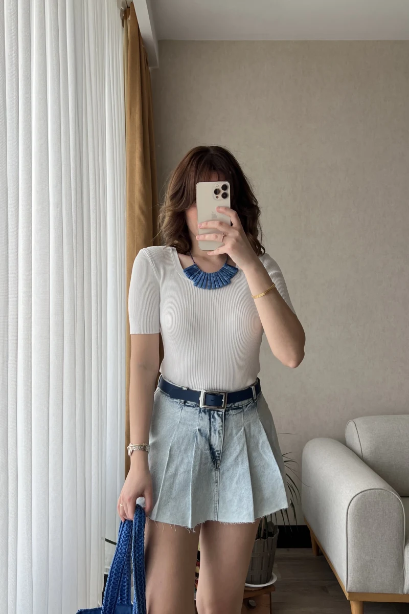 Wulf Mini Kot Şort Etek