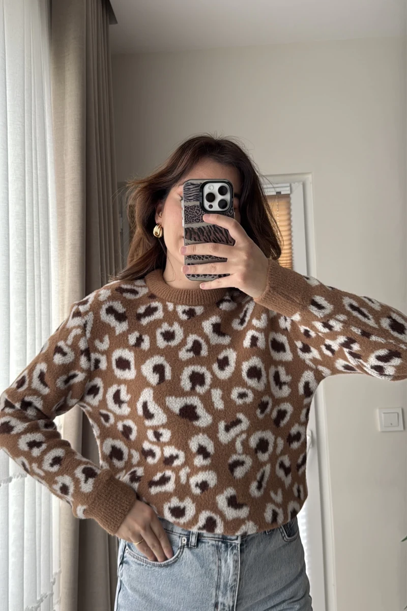 Yumoş Leopar Kazak Camel