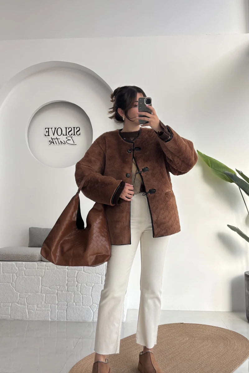 Meyla Krem Slim Fit Jean Pantolon