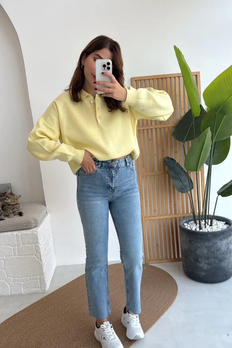 Meyla Mavi Slim Fit Jean Pantolon (NO:2)