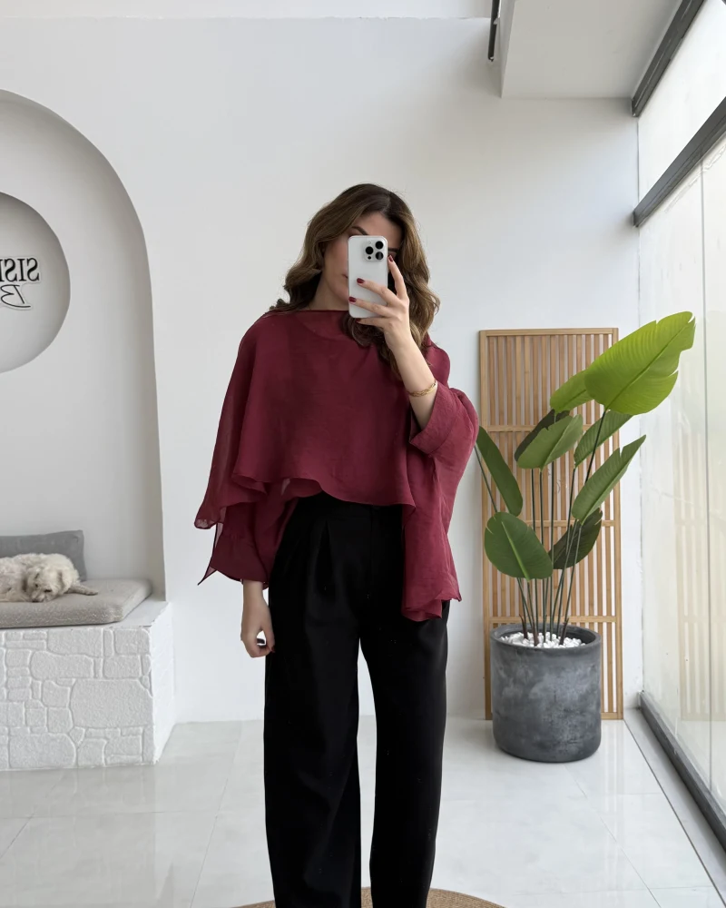 Florence Pileli Pantolon - Siyah - Kod: 3853