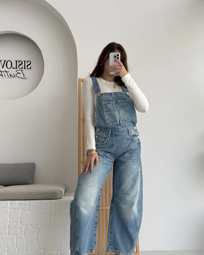 Baggy Tulum Açık Mavi Rengi