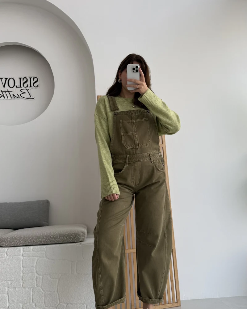 Baggy Tulum Haki Rengi