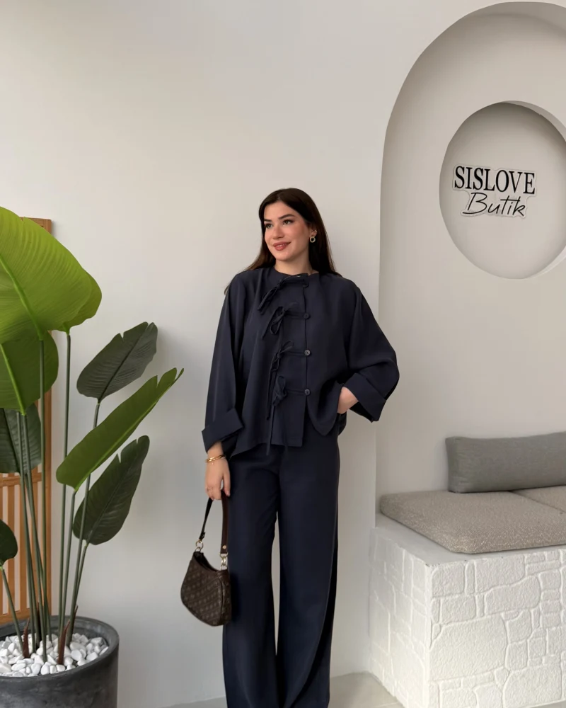 Bennet Serisi Modal Takım - Lacivert - Kod: 8678