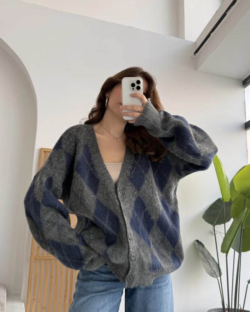 Bitter Baklava Salaş Hırka - Antrasit