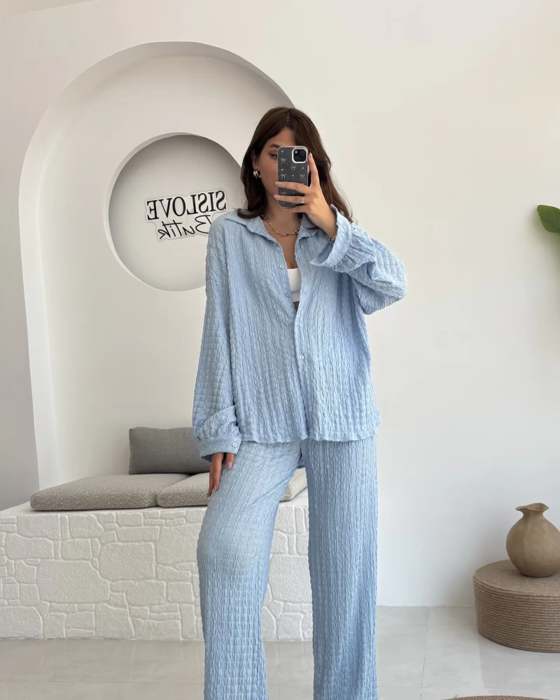 Bürümcük Takım Bebe Mavisi - 6012