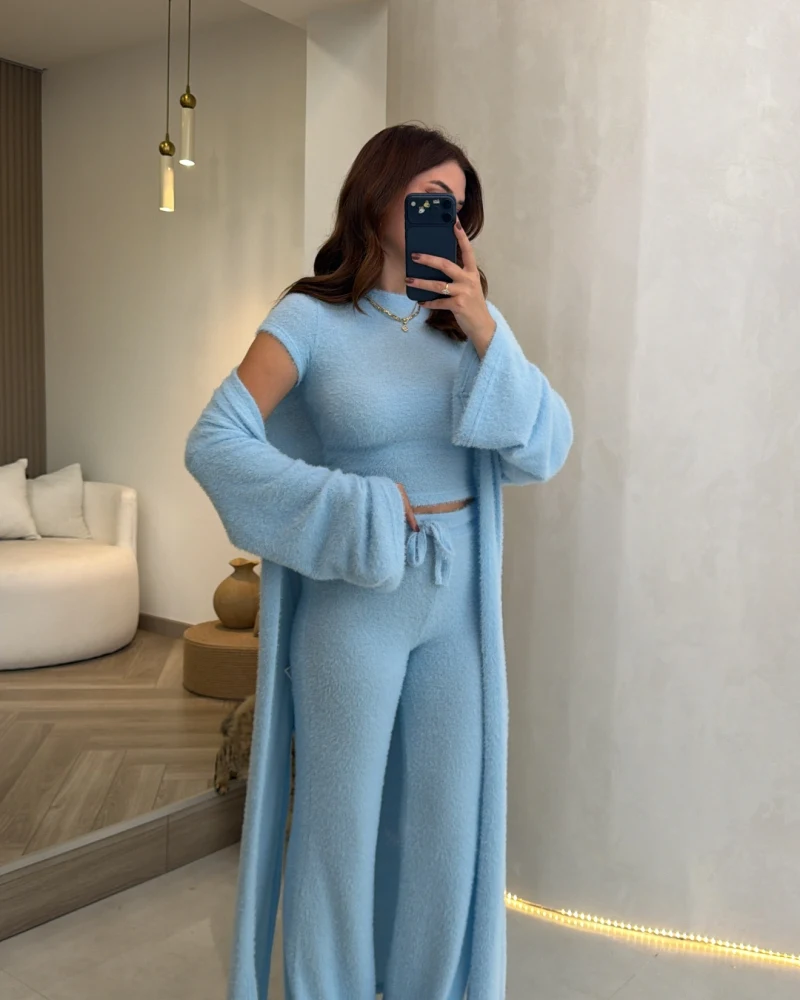 Yumoş 3lü Takım - Mavi - Kod: 4206
