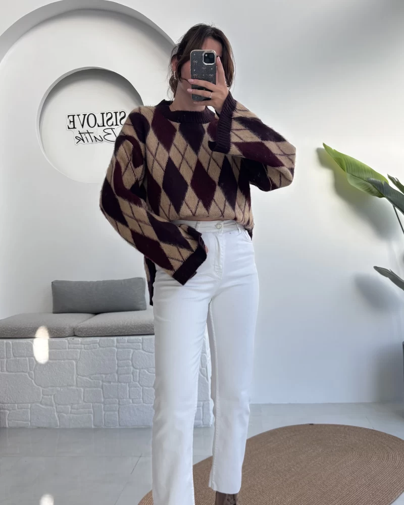 Zr Meyla Beyaz Rengi Slim Fit Jean (NO:5)