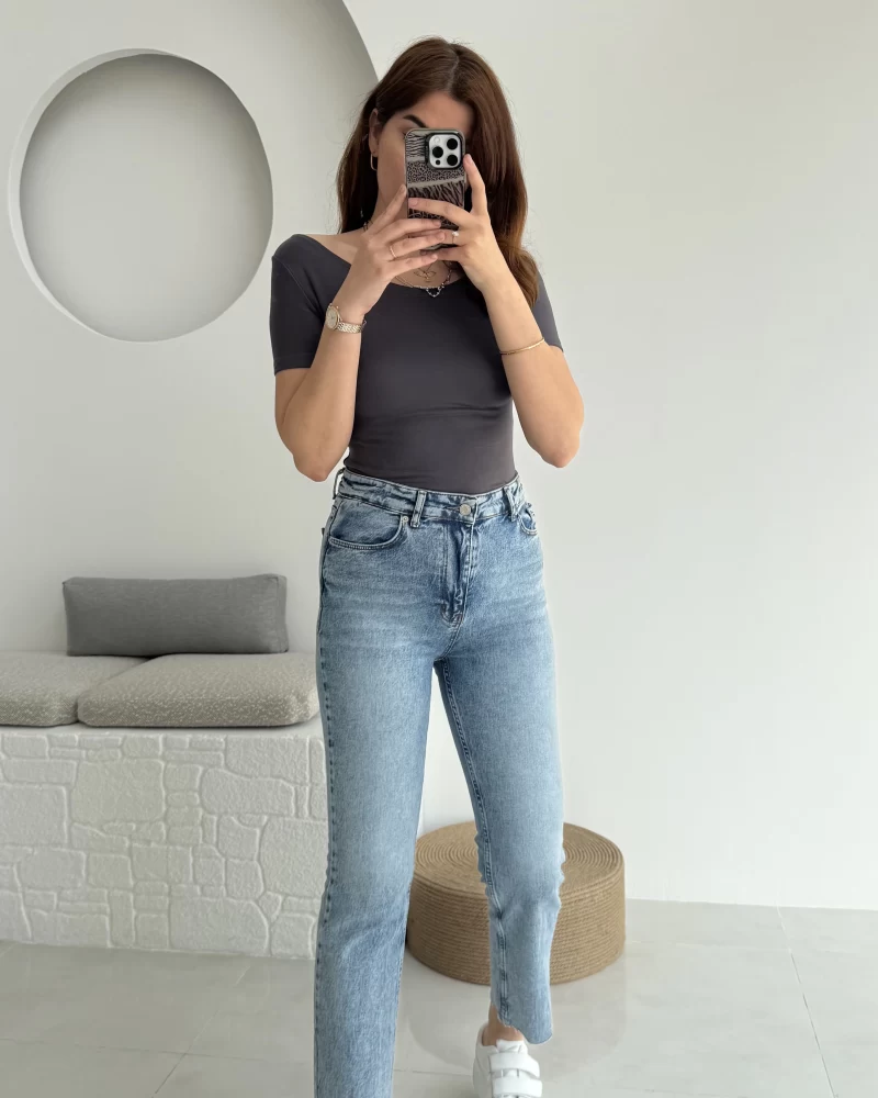 Zr Meyla Mavi Tonları Slim Fit Jean (NO:8)
