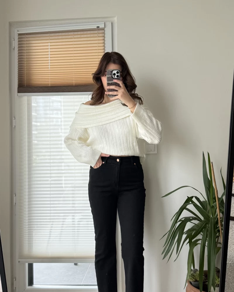 Zr Meyla Siyah Rengi Slim Fit Jean