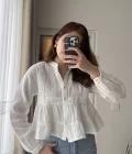 Bloom Beyaz Dantel Gömlek