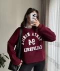 Bordo Baskılı Sweat