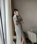 Çizgili Triko Elbise