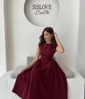Daphne Elbise - Bordo - 2596