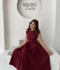 Daphne Elbise - Bordo - 2596