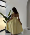 Daphne Elbise - Sarı - 2596