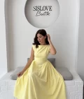 Daphne Elbise - Sarı - 2596