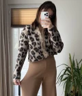 İSADORA Triko Likralı Pantolon Camel