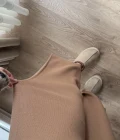 İSADORA Triko Likralı Pantolon Camel