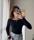 Kayık Yaka Oys Body Lacivert