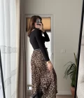 Lastikli Leopar Saten Etek