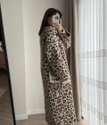 Leoparlı Uzun Hırka