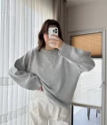 Liza Bisiklet Yaka Kazak Gri