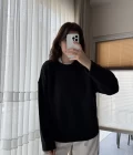 Liza Bisiklet Yaka Kazak Siyah