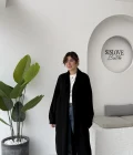 Manon Uzun Triko Hırka - Siyah - Kod: 25504