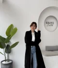 Manon Uzun Triko Hırka - Siyah - Kod: 25504