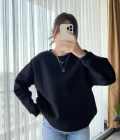 Neale Oversize Siyah Sweat