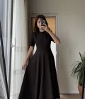 Premium Elbise Acı Kahve