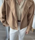 Rey Yarasa Kol Trençkot Camel